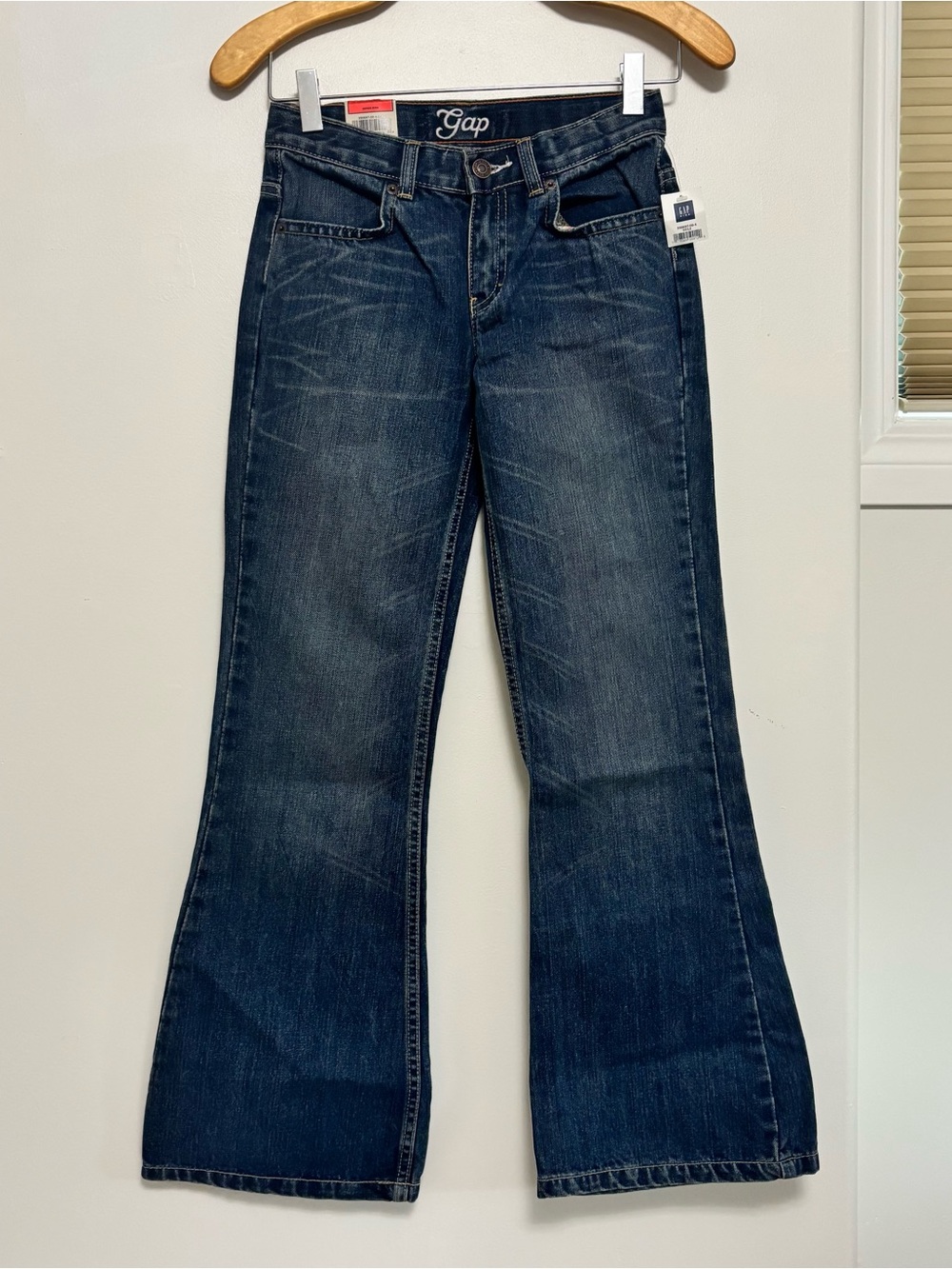 Gap Kids Girls Dark Blue Western Boot Cut Jeans Size 12